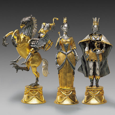 Charlemagne - King of Carolingians vs the Moors of Spain (778) - Royal Chess Set