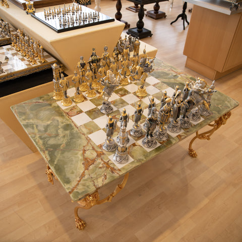 Charlemagne - King of Carolingians vs the Moors of Spain (778) - Royal Chess Set