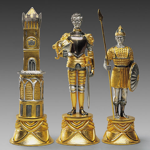 Charlemagne - King of Carolingians vs the Moors of Spain (778) - Royal Chess Set