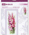 Charming Gladioli. Cross Stitch kit by RIOLIS Ref. no.: 1994 - Hobby.lt 🇬🇧