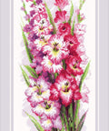 Charming Gladioli. Cross Stitch kit by RIOLIS Ref. no.: 1994 - Hobby.lt 🇬🇧