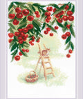 Cherry Garden. Cross Stitch kit by RIOLIS Ref. no.: 2205 - Hobby.lt 🇬🇧