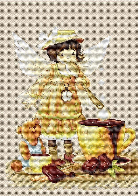 Chocolate Fairy SB1131 - Cross Stitch Kit - Hobby.lt 🇬🇧