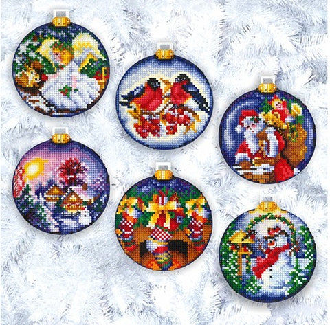 Christmas Balls SANN-18 - Cross Stitch Kit by Andriana