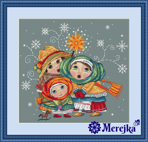 Christmas Carol SK03 cross stitch kit by Merejka