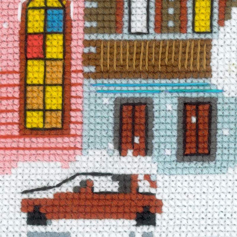 Christmas City cross stitch kit by RIOLIS Ref. no.: 1683