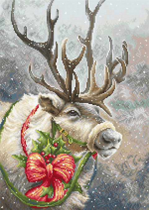 Christmas Deer SB598 - Cross Stitch Kit - Hobby.lt 🇬🇧