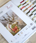 Christmas Deer SB598 - Cross Stitch Kit - Hobby.lt 🇬🇧