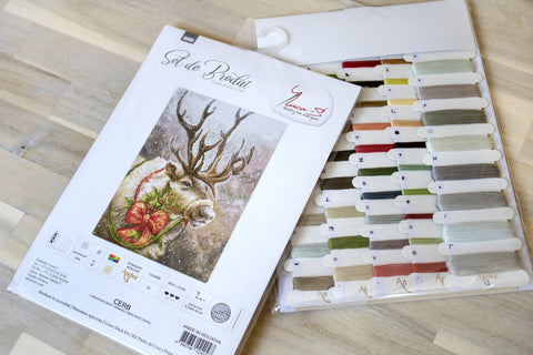 Christmas Deer SB598 - Cross Stitch Kit - Hobby.lt 🇬🇧