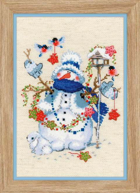 Christmas Eve cross stitch kit by RIOLIS Ref. no.: 1757 - Hobby.lt 🇬🇧