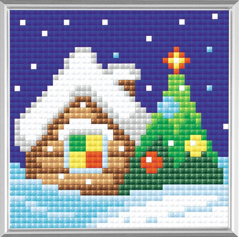 Christmas Eve diamond mosaic kit by RIOLIS Ref. no.: AM0004 - Hobby.lt 🇬🇧