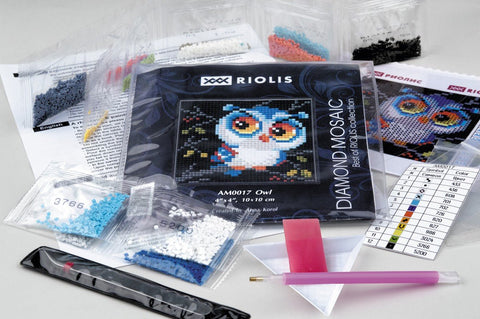 Christmas Eve diamond mosaic kit by RIOLIS Ref. no.: AM0004 - Hobby.lt 🇬🇧