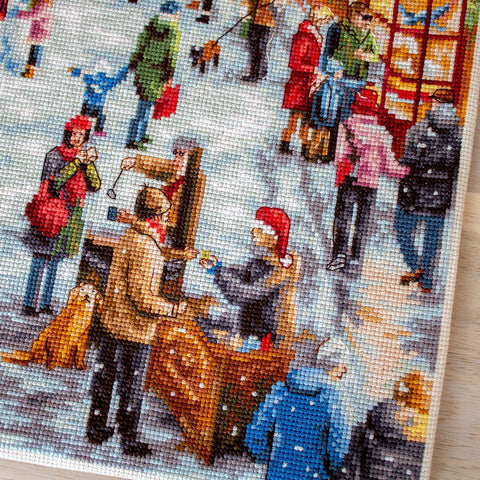 Christmas Eve SLETI909 - Cross Stitch Kit - Hobby.lt 🇬🇧