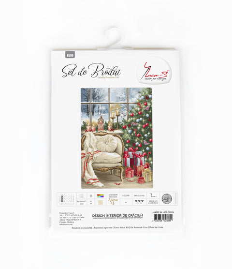 Christmas Interior Design SB599 - Cross Stitch Kit