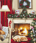 Christmas Interior SB591 - Cross Stitch Kit - Hobby.lt 🇬🇧