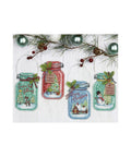 Christmas Jar Ornaments (8 x 12 cm) - Cross Stitch Kit by DIMENSIONS - Hobby.lt 🇬🇧