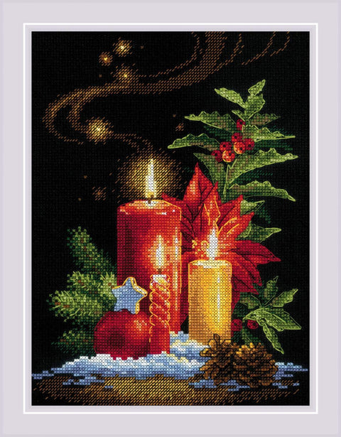 Christmas Light. Cross Stitch kit by RIOLIS Ref. no.: 2056 - Hobby.lt 🇬🇧