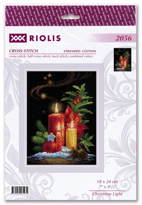 Christmas Light. Cross Stitch kit by RIOLIS Ref. no.: 2056 - Hobby.lt 🇬🇧