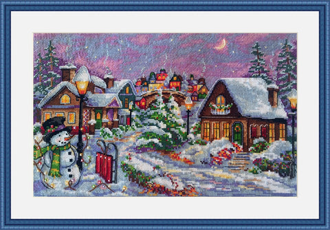 Christmas Night SK71 cross stitch kit by Merejka