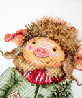 Christmas Pig SB1160 - Cross Stitch Kit - Hobby.lt 🇬🇧