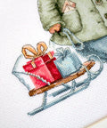Christmas Pig SB1160 - Cross Stitch Kit - Hobby.lt 🇬🇧