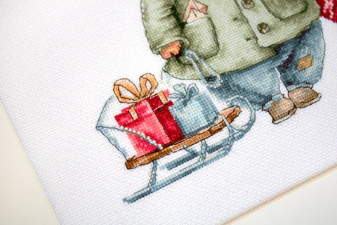 Christmas Pig SB1160 - Cross Stitch Kit - Hobby.lt 🇬🇧