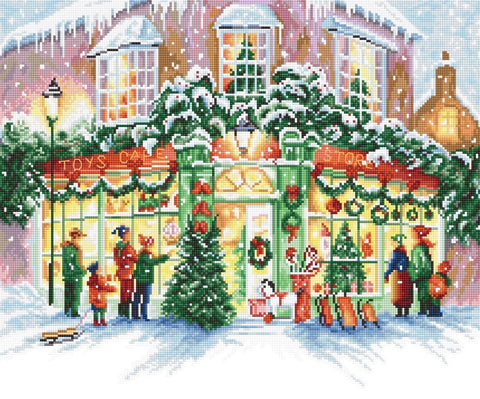 Christmas Shop SLETI914 - Cross Stitch Kit - Hobby.lt 🇬🇧