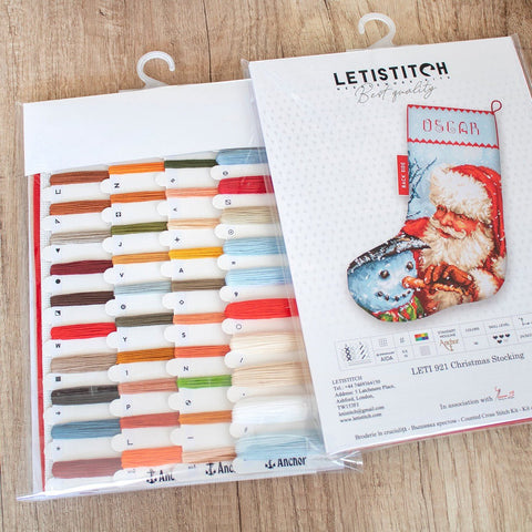 Christmas Stocking SLETI921 - Cross Stitch Kit - Hobby.lt 🇬🇧