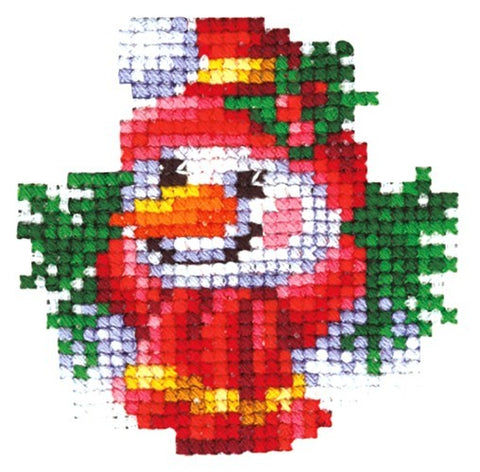 Christmas Toys Snowman SANN-19 - Cross Stitch Kit by Andriana