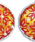 Christmas Tree Decoration - Amber SR - 168 cross stitch kit by MP Studio - Hobby.lt 🇬🇧