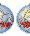 Christmas Tree Decoration - Rowan SR - 166 cross stitch kit by MP Studio - Hobby.lt 🇬🇧