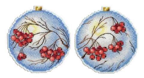 Christmas Tree Decoration - Rowan SR - 166 cross stitch kit by MP Studio - Hobby.lt 🇬🇧