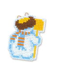 Christmas Tree Decoration Snowmen cross stitch kit by RIOLIS Ref. no.: 1681AC - Hobby.lt 🇬🇧