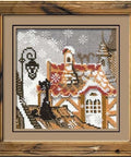 City & Cats Winter - Cross Stitch Kit from RIOLIS Ref. no.:610 - Hobby.lt 🇬🇧