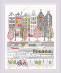 City on Water. Cross Stitch kit by RIOLIS Ref. no.: 2051 - Hobby.lt 🇬🇧