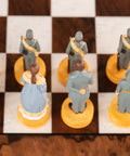 CIVIL WAR: Hand Painted Chess Set with Beautiful Wooden Chessboard - Box - Hobby.lt 🇬🇧