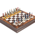 CIVIL WAR: Hand Painted Chess Set with Beautiful Wooden Chessboard - Box - Hobby.lt 🇬🇧