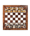 CIVIL WAR: Hand Painted Chess Set with Beautiful Wooden Chessboard - Box - Hobby.lt 🇬🇧