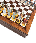 CIVIL WAR: Hand Painted Chess Set with Beautiful Wooden Chessboard - Box - Hobby.lt 🇬🇧