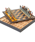 CIVIL WAR: Handpainted Chess Set with Chessboard & Box & Chess Set - Hobby.lt 🇬🇧