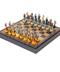 CIVIL WAR: Handpainted Chess Set with Chessboard & Box & Chess Set - Hobby.lt 🇬🇧