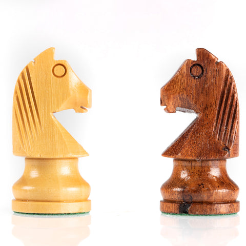 Classic Magnetic Wooden Chess Pieces with Wooden Chess Board N°100