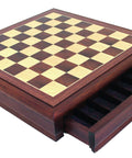 Classic Metal Chess Set with Beautiful Walnut Chess Board/Box - Hobby.lt 🇬🇧