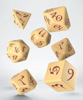 Classic RPG Dice Set beige and burgundy - Hobby.lt 🇬🇧