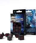 Classic RPG Dice Set black and red - Hobby.lt 🇬🇧