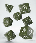 Classic RPG Dice Set Olive and white - Hobby.lt 🇬🇧