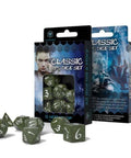 Classic RPG Dice Set Olive and white - Hobby.lt 🇬🇧