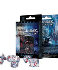 Classic RPG Dice Set Translucent and blue red - Hobby.lt 🇬🇧