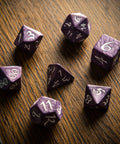 Classic RPG Dice Set violet and white - Hobby.lt 🇬🇧