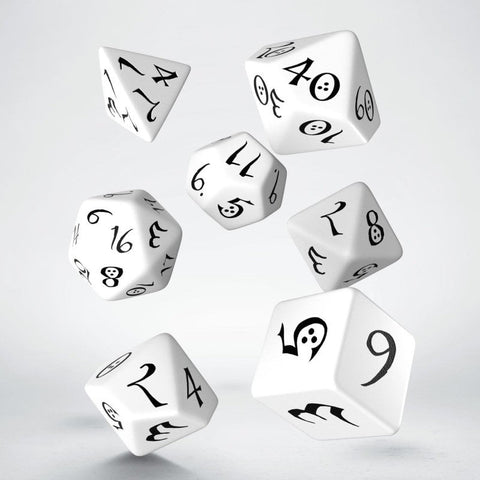 Classic RPG Dice Set white and black - Hobby.lt 🇬🇧